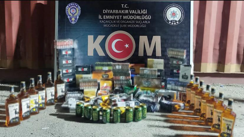 Diyarbakır’da kaçakçılık operasyonlarında 5 şüpheli tutuklandı