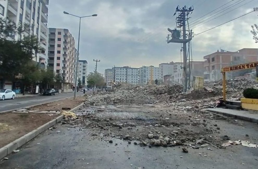 Diyarbakır’da, deprem sonrası ağır