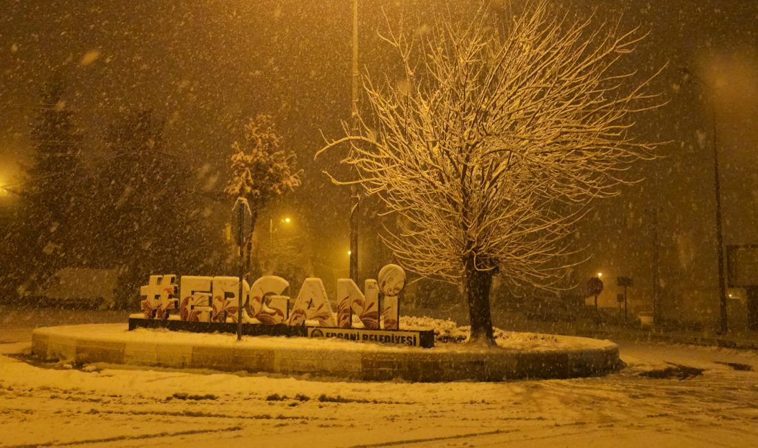 Diyarbakır’ın Ergani ilçesinde yoğun