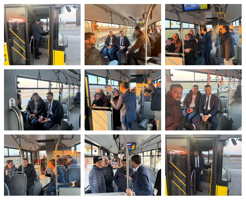 Başkan Seydaoğlu halkın arasında: Belediye otobüsünde vatandaşlarla yolculuk yaptı, talepleri dinledi Diyarbakır’ın Eğil ilçesinde vatandaş