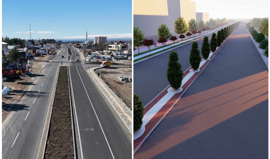 Büyükşehir kentin giriş çıkışlarını yeniliyor Diyarbakır Büyükşehir Belediyesi, uzun