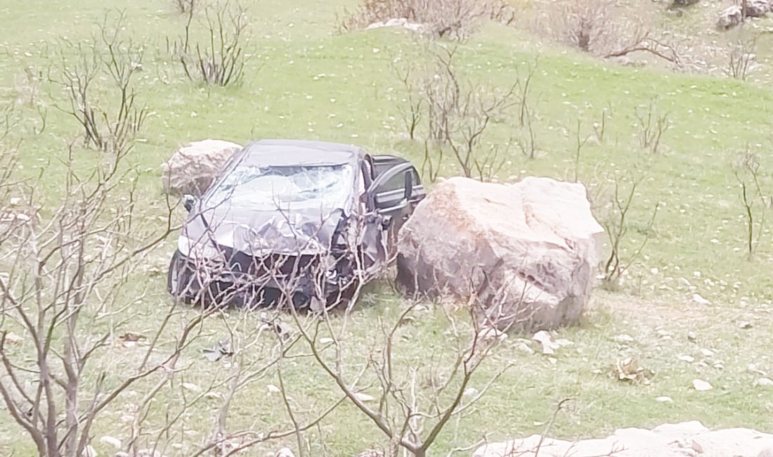 Diyarbakır’ın Çermik ilçesinde lastiği
