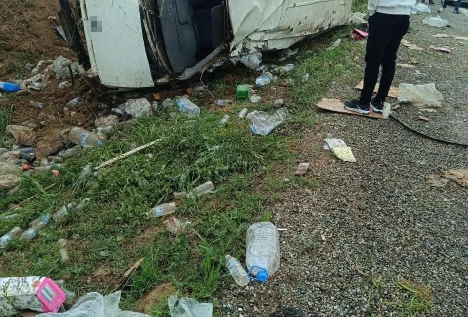 Diyarbakır’ın Silvan ilçesinde, sürücüsünün