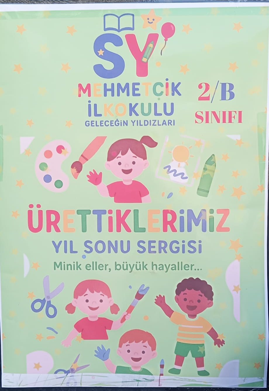 Mehmetçik İlkokulu'nda Sergi