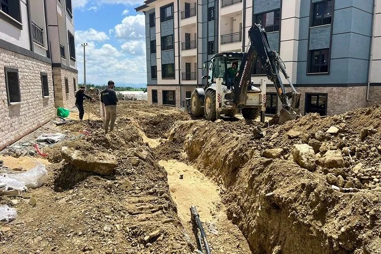 Diyarbakır’daki TOKİ konutlarının alt yapısı tamamlandı Diyarbakır’ın Lice ilçesinde yapımı