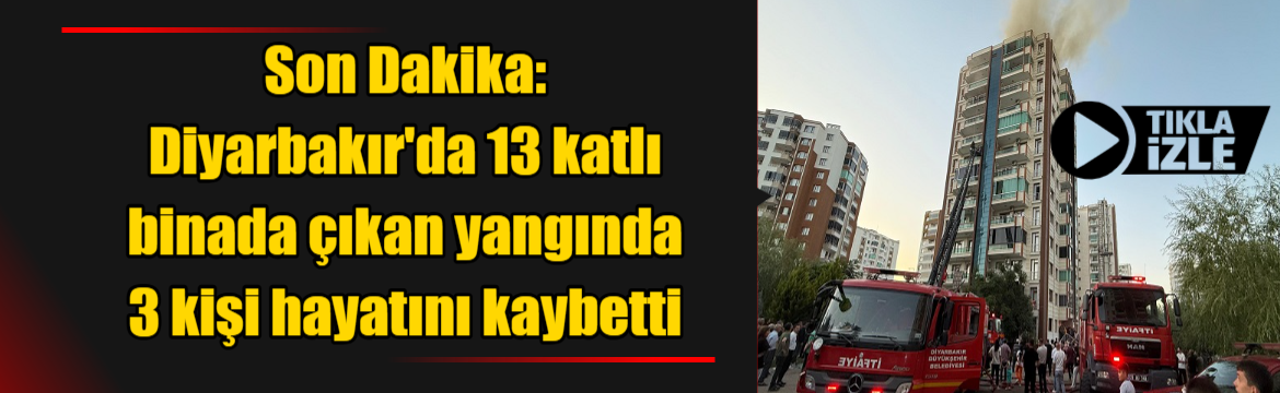 Diyarbakır’ın Kayapınar ilçesinde 13 katlı