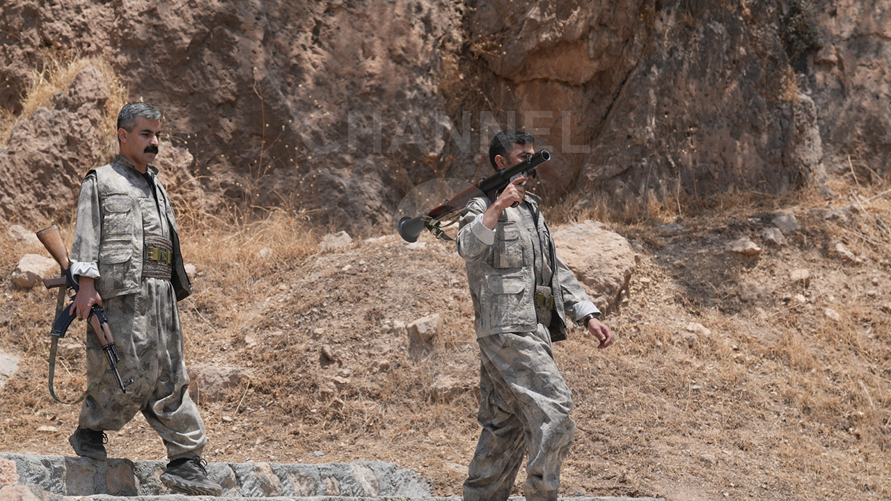 PKK’nın silah bırakmasının ilk görüntüleri yayınlandı