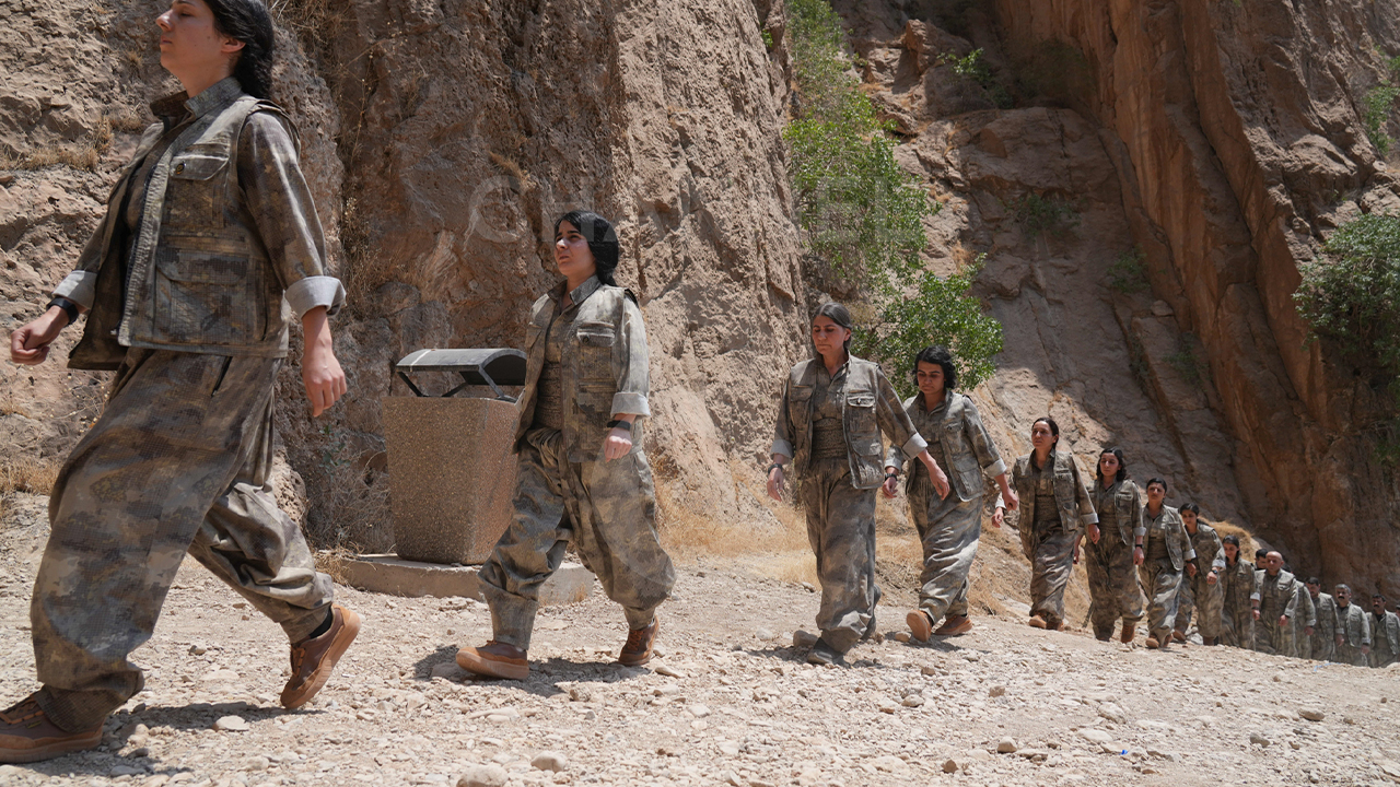 PKK’nın silah bırakmasının ilk görüntüleri yayınlandı