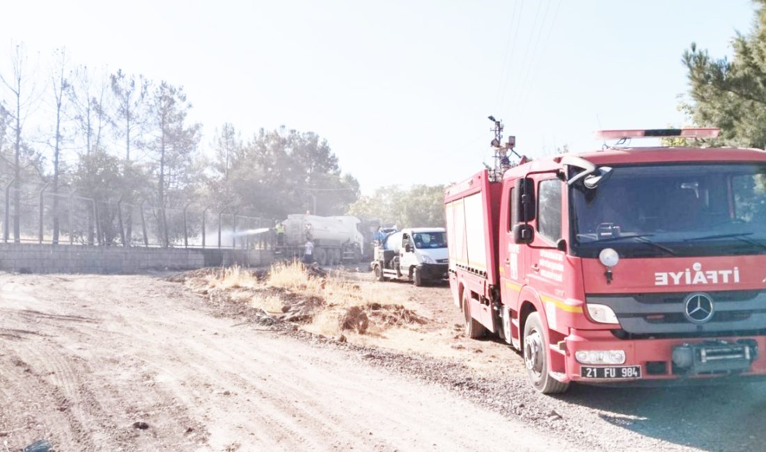 Diyarbakır’da arıtma tesisinde yangın paniği Diyarbakır Merkez İçmesuyu Arıtma