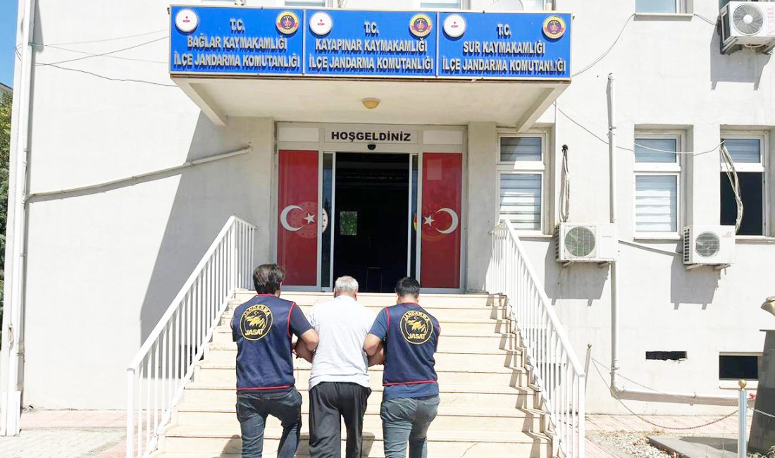 Diyarbakır’da kan davasından aranan firari yakalandı Diyarbakır’da “kan gütme saikiyle
