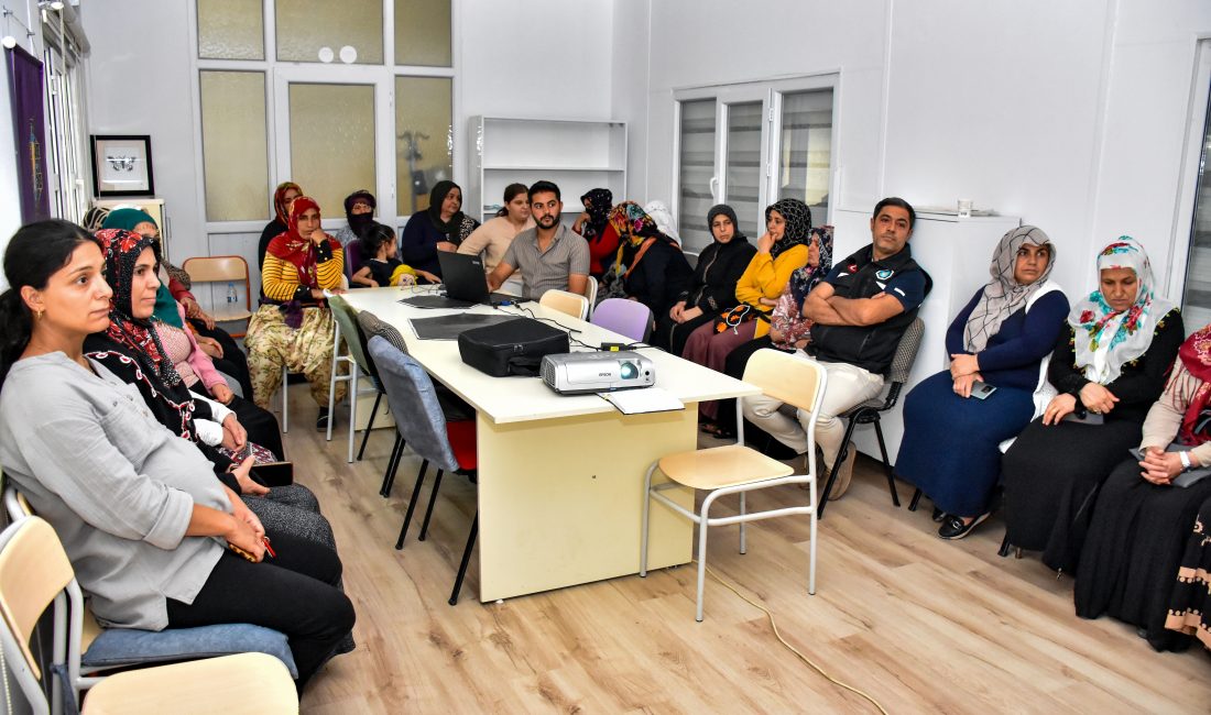 Kadınlara afetlere karşı farkındalık eğitimi verildi Diyarbakır Büyükşehir Belediyesi, olası