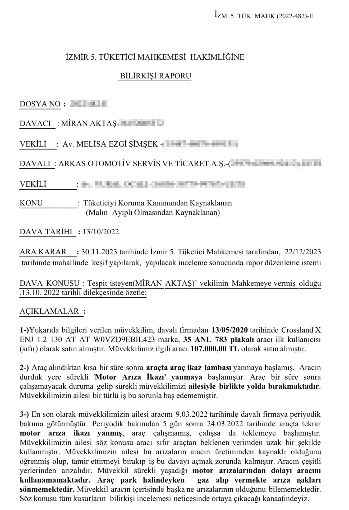 Engelli çocuğunu hastaneye götürmek için sıfır otomobil aldı 5 yıldır arabayı kullanamıyor