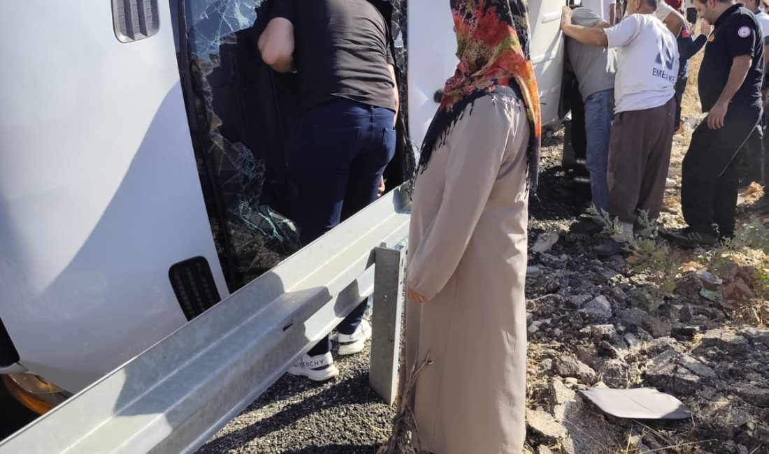 Diyarbakır’da sürücüsünün direksiyon hakimiyetini